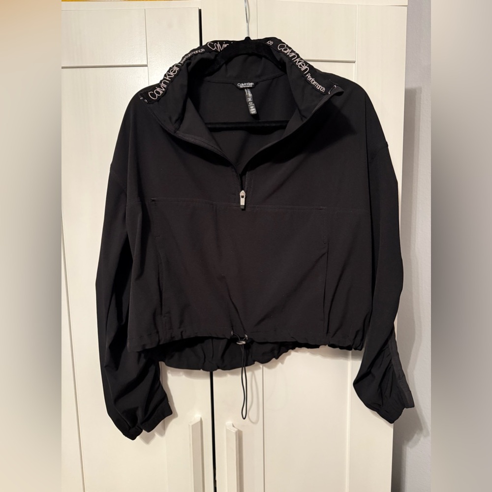 Calvin Klein black quarter zip